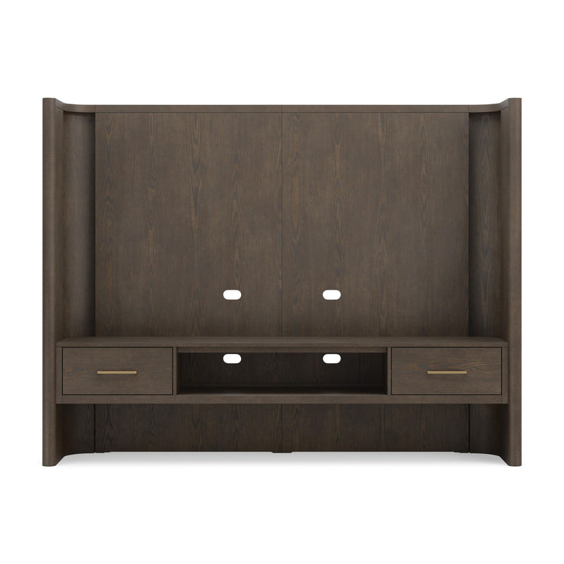 Darimore - TV Wall Console - Burnished Brown
