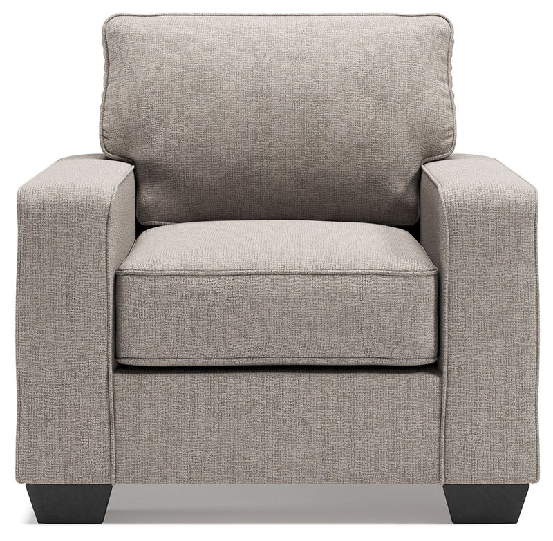 Greaves - 2 Pc. - Chair, Ottoman - Stone