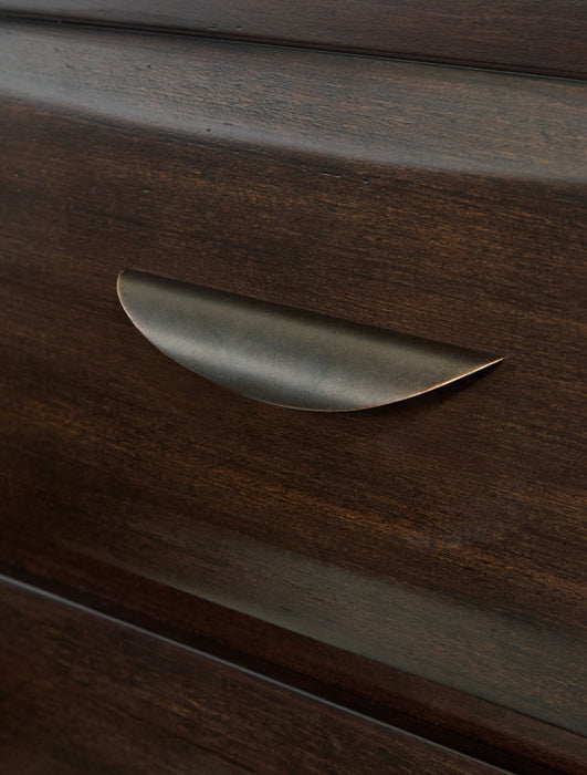 Vanmore - Full Storage Bed - Dark Brown