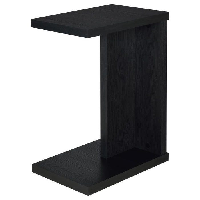 Clower - Engineered Wood C-Shaped Sofa Side Table