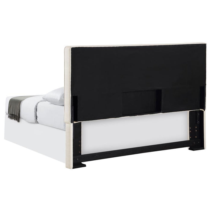 Kosmo - Upholstered Queen / Full Panel Headboard - Sand