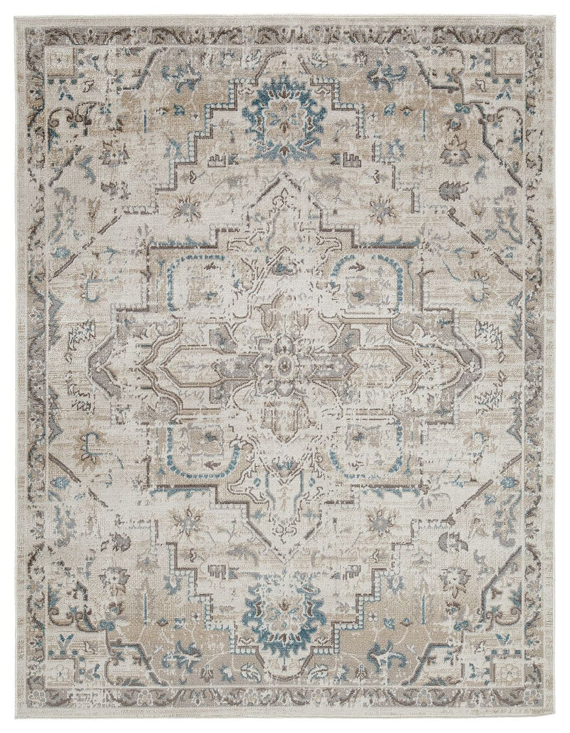 Barkham - 5' x 7' Washable Rug - Beige