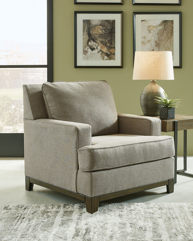 Kaywood - 2 Pc. - Chair, Ottoman - Granite