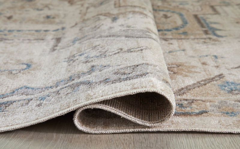 Barkham - 5' x 7' Washable Rug - Beige