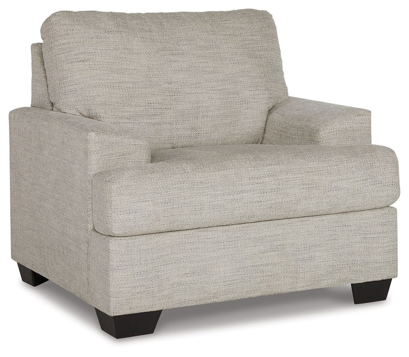 Vayda - 2 Pc. - Chair, Ottoman - Pebble