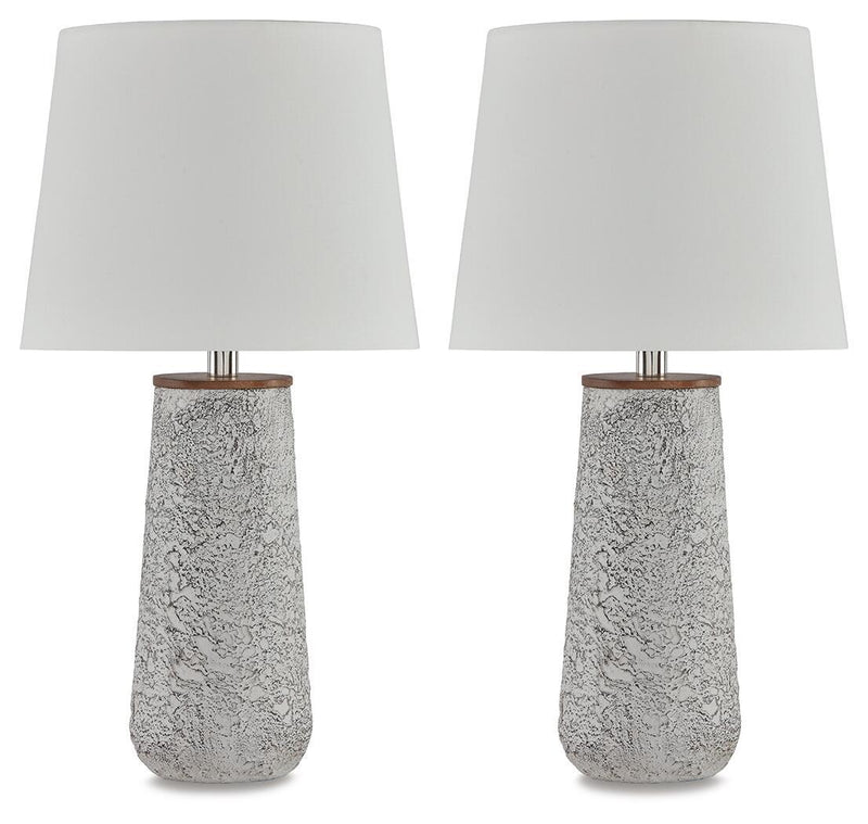 Chaston - Metal Table Lamp (Set of 2) - Antique White