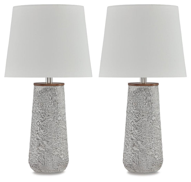 Chaston - Metal Table Lamp (Set of 2) - Antique White