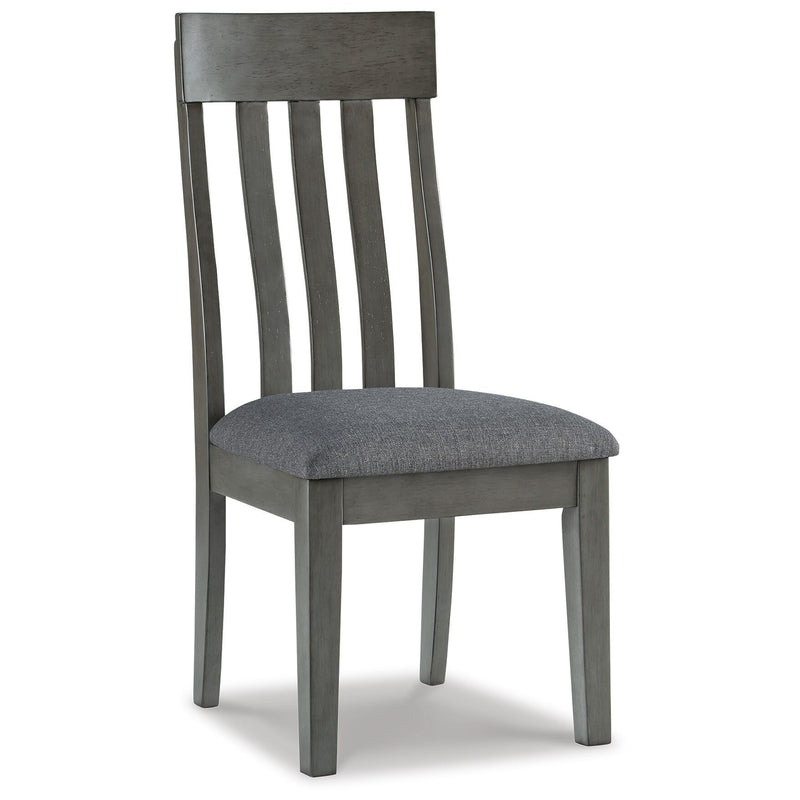 Hallanden - Dining UPH Side Chair (Set of 2) - Black / Gray