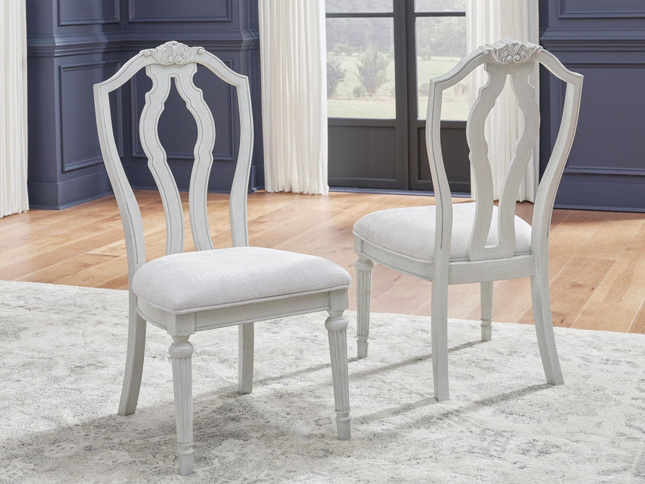 Montelaine - Dining Upholstered Side Chair (Set of 2) - Antique White