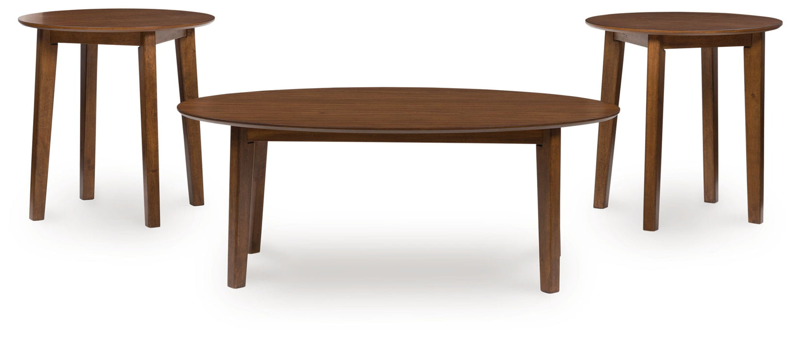 Gordonay - Brown - Occasional Table Set (Set of 3)