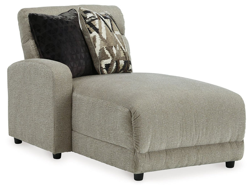 Colleyville - 4-Piece Power Reclining Sectional With Chaise, 2 Armless PWR Recliner - Stone
