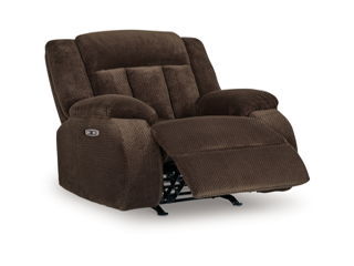 Free Wake - Power Rocker Recliner - Chocolate