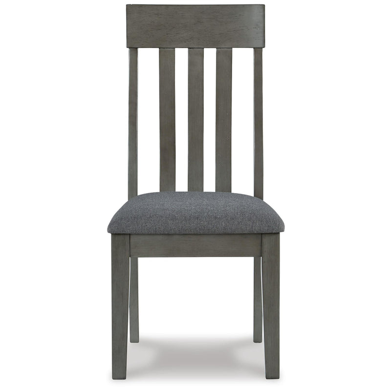 Hallanden - Dining UPH Side Chair (Set of 2) - Black / Gray