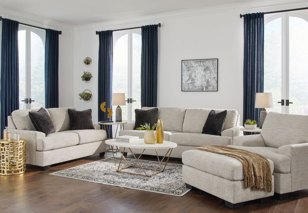 Vayda - 4 Pc. - Sofa, Loveseat, Chair, Ottoman - Pebble