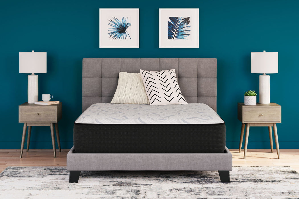Elite Springs Firm - King Mattress - Gray / Blue