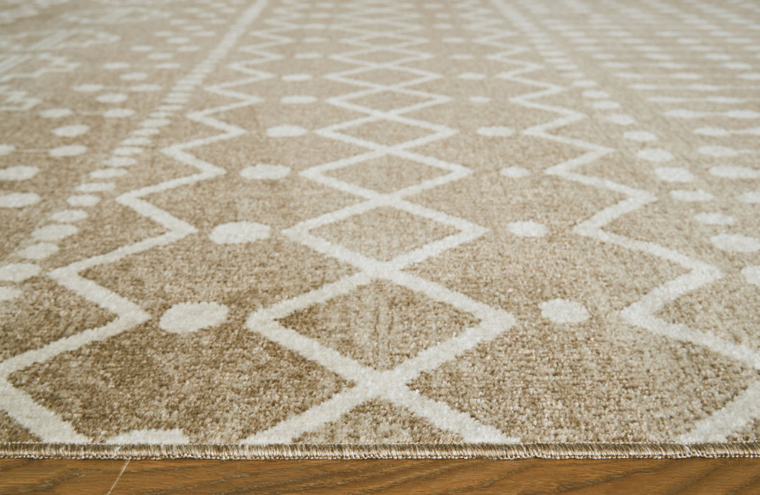 Bunchly - 8' x 10' Rug - Tan / Brown / Cream