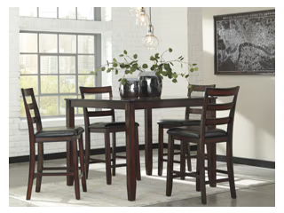 Coviar - DRM Counter Table Set (Set of 5) - Brown