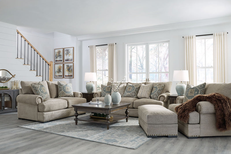 Galemore - 4 Pc. - Sofa, Loveseat, Chair And A Half, Ottoman - Quarry