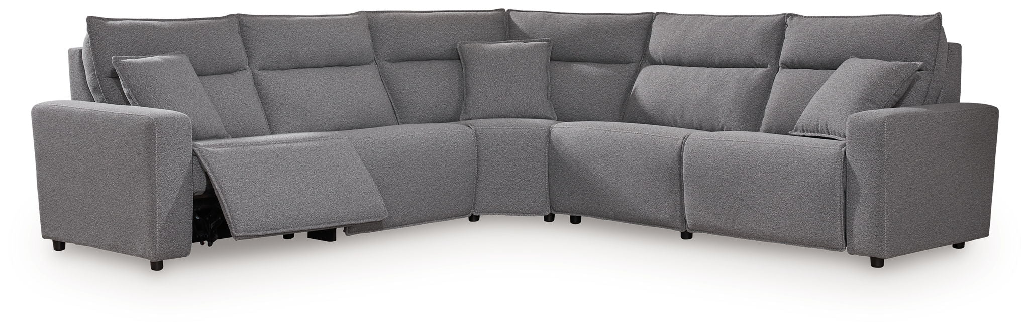 ModMax II - Salt And Pepper - Reclining Sectional