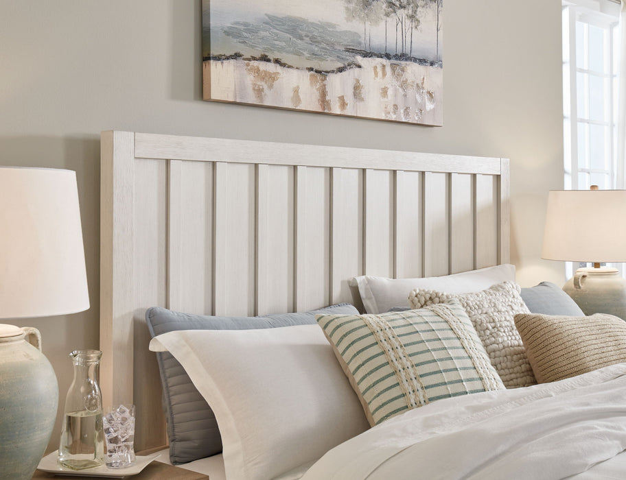 Shaybrock - Queen Panel Bed - Antique White