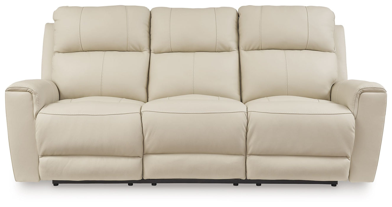 Dahlmoore - 3 Pc. - Power Reclining Sofa, Power Reclining Loveseat With Console, Power Rocker Recliner - Almond