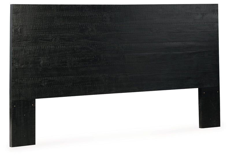 Londer - King/Cal King Panel Headboard - Black