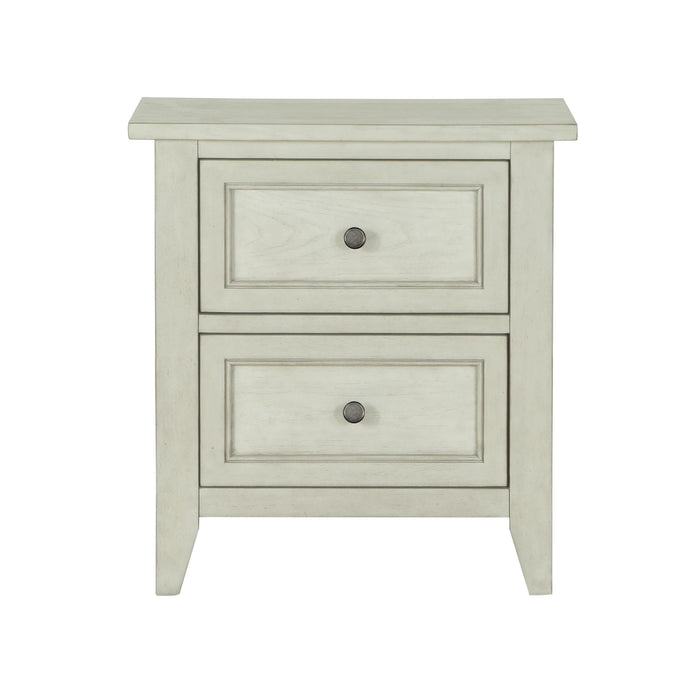 Raelynn - 2 Drawer Nightstand - Weathered White