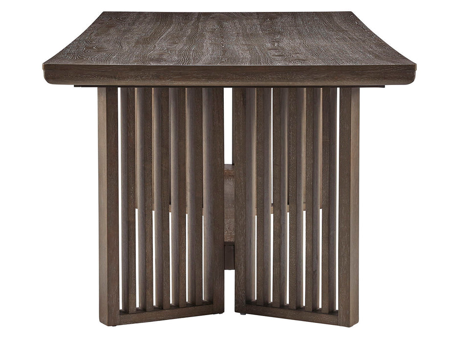 Kavanaugh - Trestle Dining Table - Dark Brown