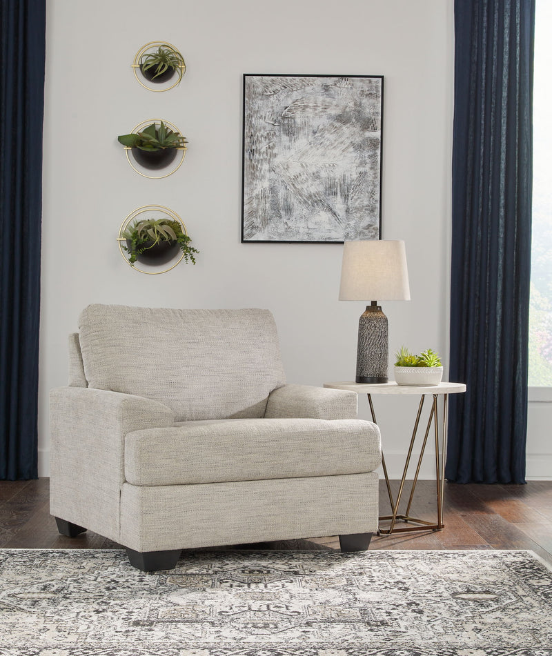 Vayda - 2 Pc. - Chair, Ottoman - Pebble