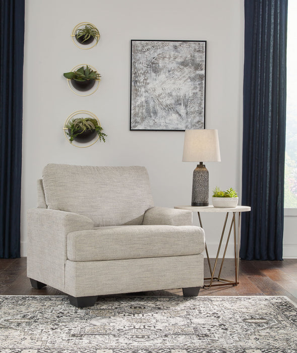 Vayda - 2 Pc. - Chair, Ottoman - Pebble