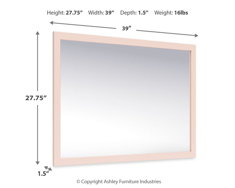 Wistenpine - Bedroom Mirror - Blush