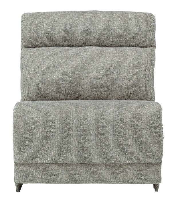 Colleyville - 4-Piece Power Reclining Sectional With LAF Back Chaise - Stone