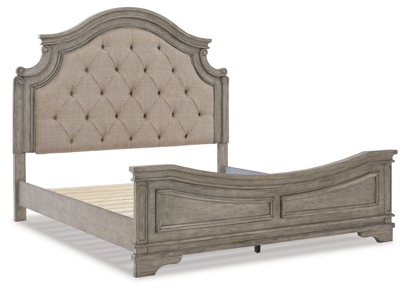 Lodenbay - King Panel Bed - Antique Gray