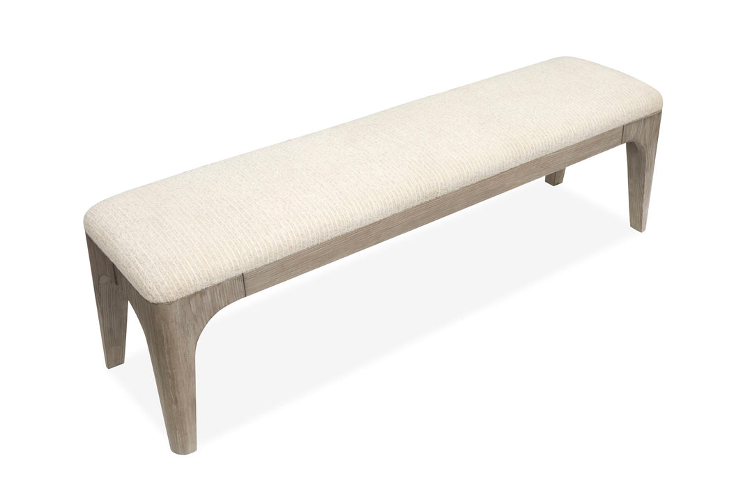 Braelyn - Long Bench - Dorian Grey