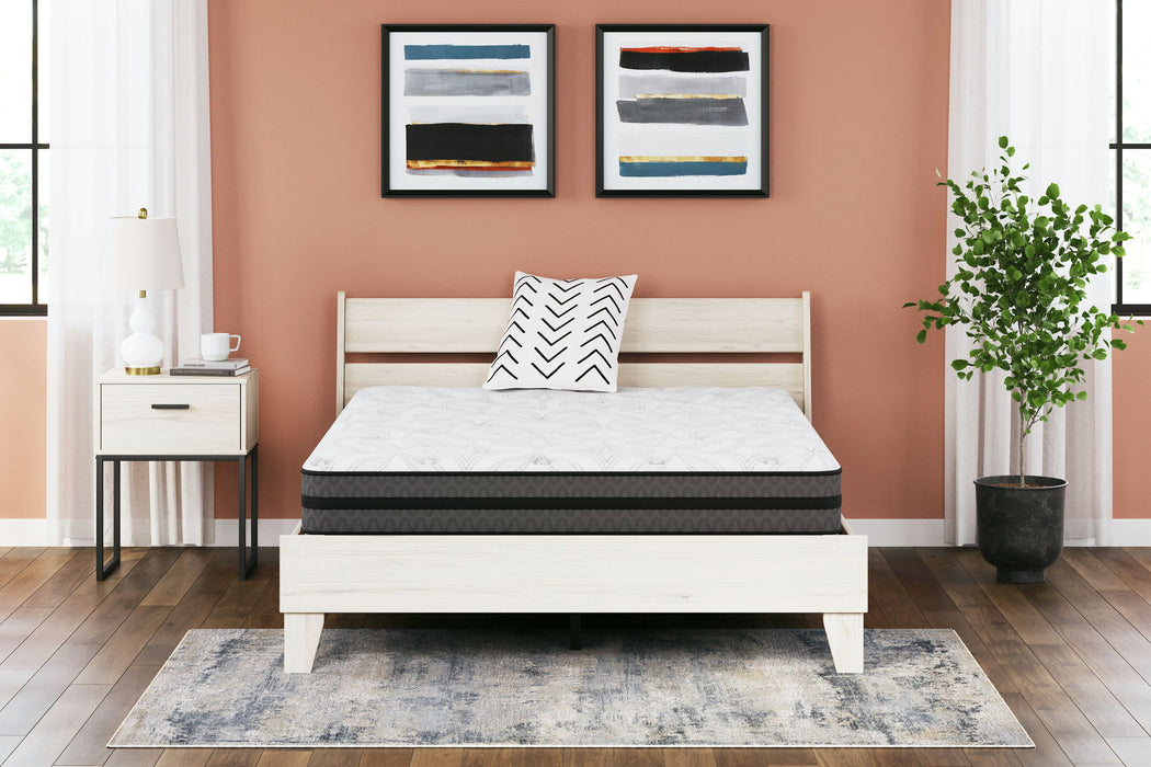 10 Inch Pocketed Hybrid - King Mattress - White